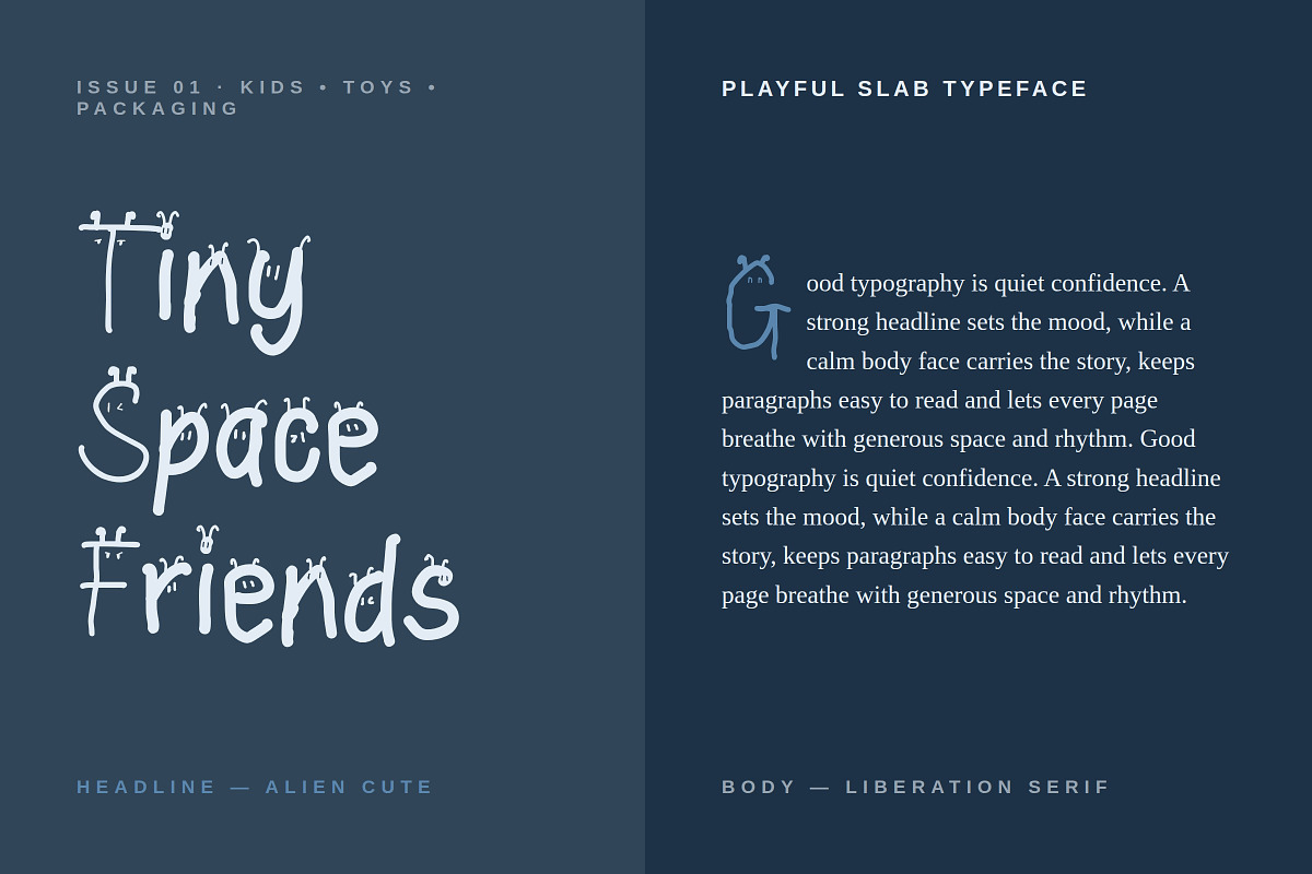 Alien Cute – Playful Slab, a Slab Serif Font by Gookkis Studio (Photo 8 of 17)
