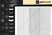 100Procreate Manga Screentone Brush, a Brush Add-On by DrawingStoryShop (Thumbnail 5 of 6)