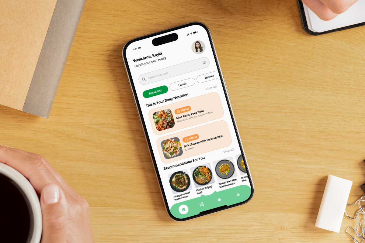 Slimdy - Habit & Meal Plan Mobile, an App Template by productype1 (Photo 5 of 5)
