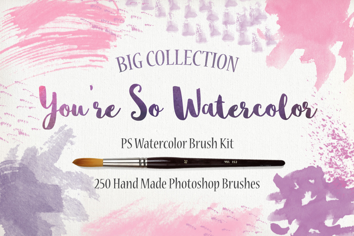 PS Watercolor Brush Kit 250 brushes