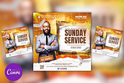Church Service Instagram Template, a Social Media Template by Mishek Munene (Thumbnail 3 of 4)