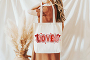 Loved PNG, Valentine's Day PNG, Prep, an Illustration by Libby Wishes (Thumbnail 3 of 5)