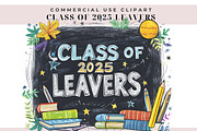 Class of 2025 Leavers Chalkboard, an Illustration by Anca Digital Vibe (Thumbnail 1 of 4)