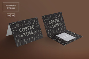 Business Cards Coffee Time