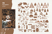 Wilderness & Camping graphic set, an Object Graphic by VerAna (Thumbnail 2 of 24)