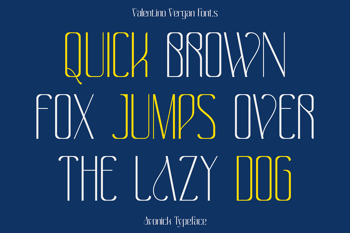 Avonick - Variable Font Family, a Sans Serif Font by Valentino Vergan (Photo 8 of 11)