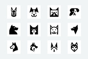 Dog Head Logo Pack, a Branding & Logo Template by Vectorium Studio (Thumbnail 2 of 5)