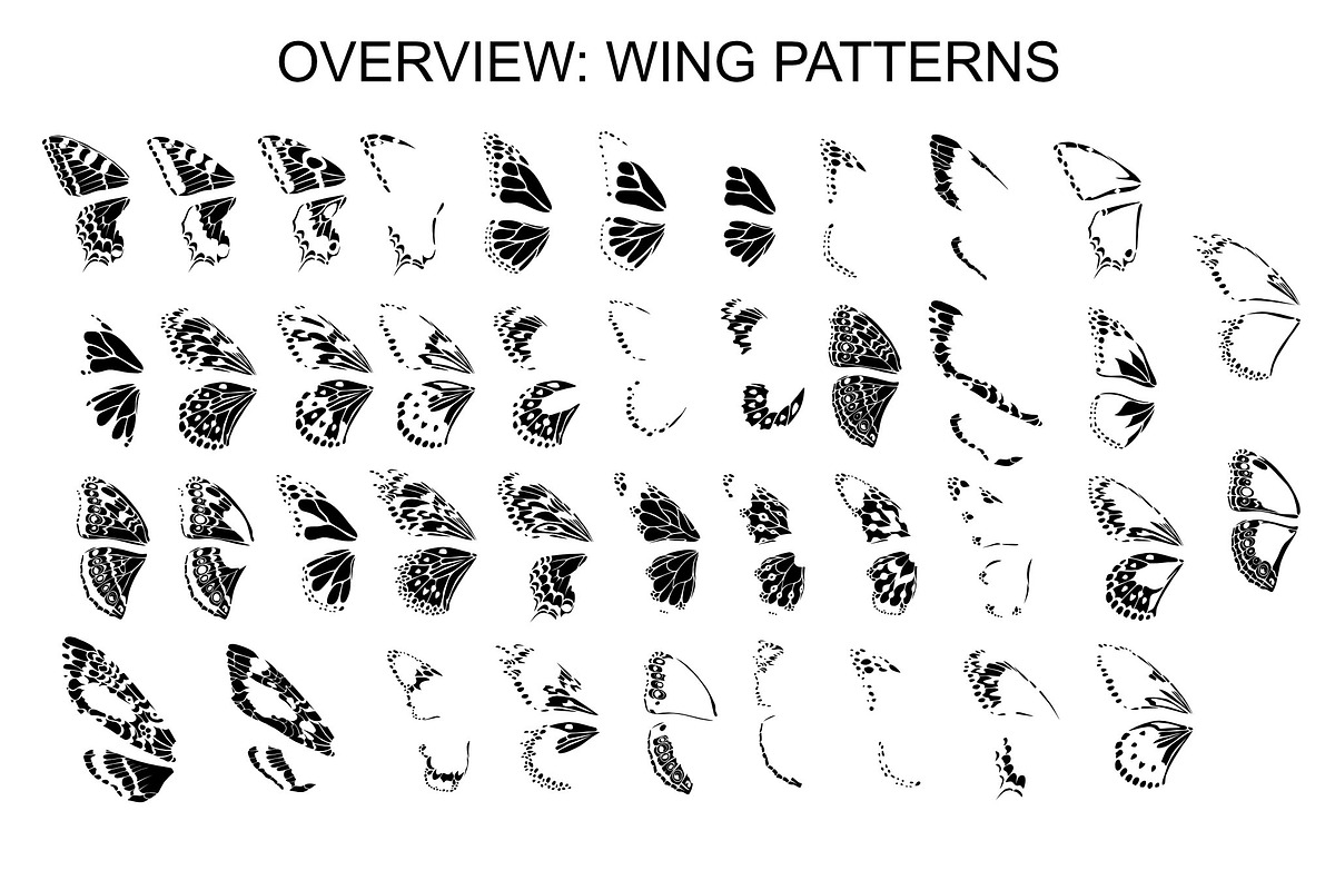 Wings & Butterfly(SVG, PNG Brushes), a Brush Add-On by xresch (Photo 16 of 22)