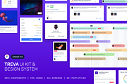 TREVA UI Kit & Design System, an UI Kit Template by Tarful Creative (Thumbnail 1 of 8)