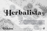 Veshion Floral Display Font, a Font by Aluyeah Studio (Thumbnail 5 of 8)