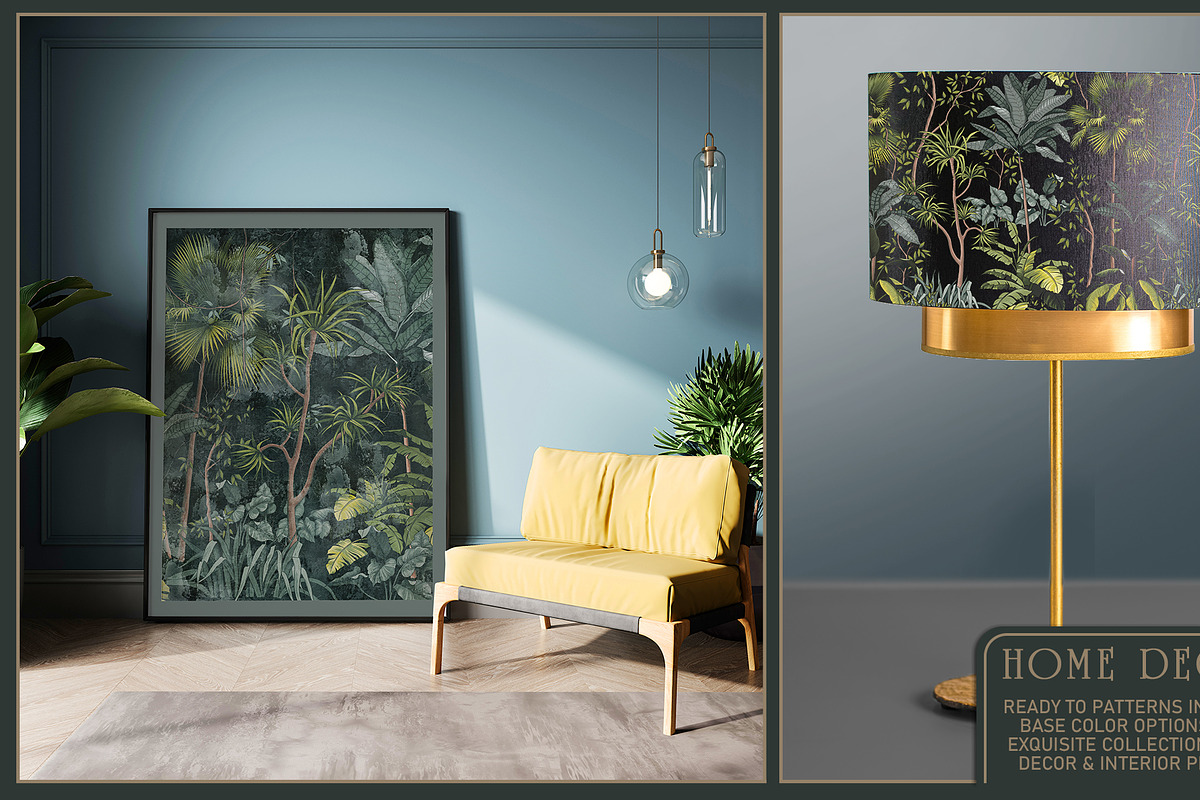 Fresco collection Tropical mural, a Wallpaper Graphic by Natalia0307 (Photo 8 of 19)