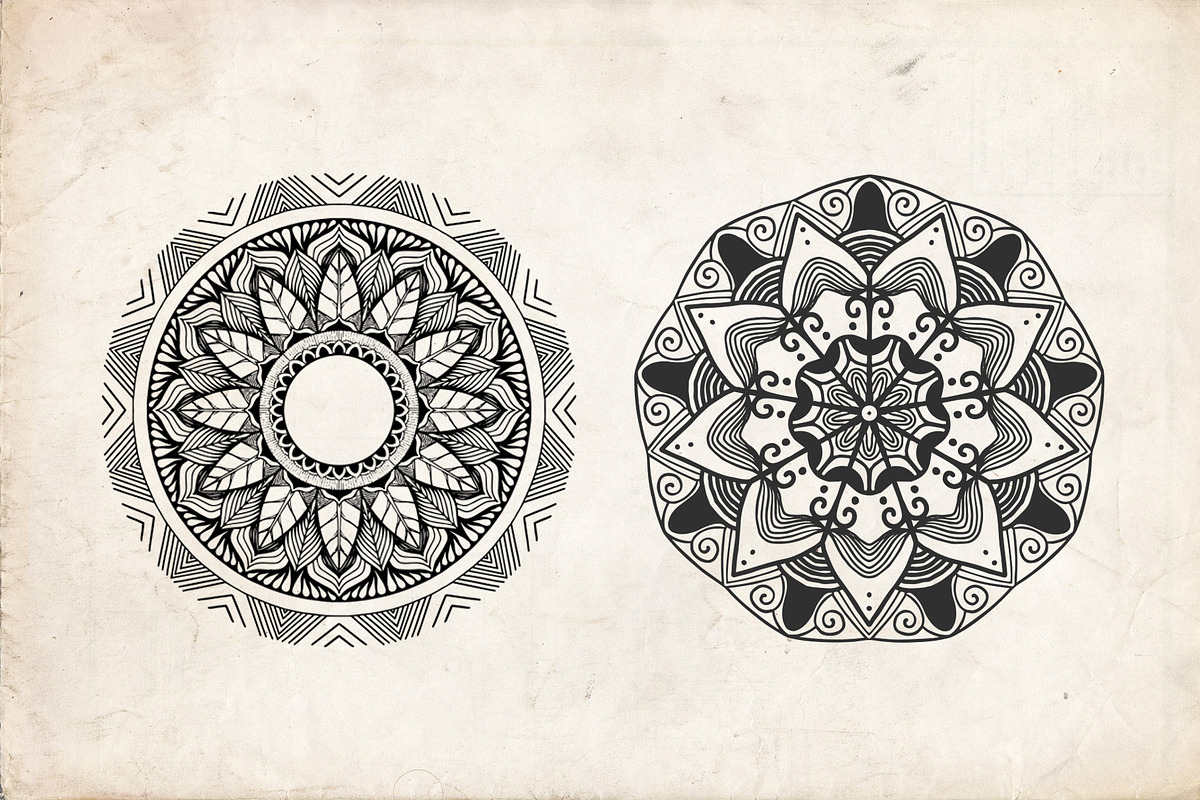 Hand Drawn Mandala, an Object Illustration by Papatongartist (Photo 7 of 8)