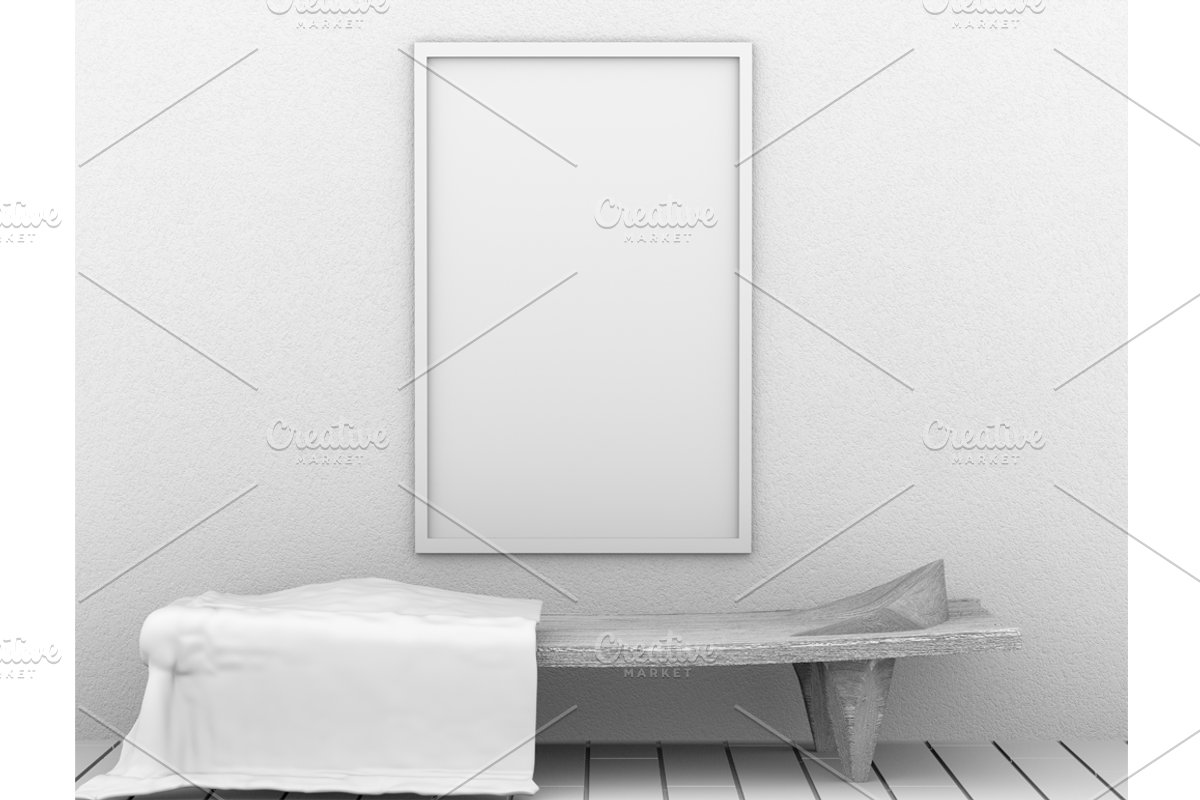 African tribal ethnic bed, a Household Mockup by Larser (Photo 2 of 2)