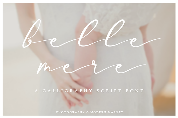Belle Mere Script Font preview 8