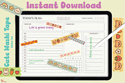 Cute Washi Tape Digital Stickers, a Graphic by Dori Debreceni draws (Thumbnail 1 of 2)