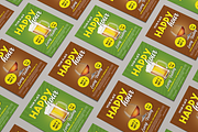 Happy Hour Flyer, a Flyer Template by Tzochko (Thumbnail 4 of 5)