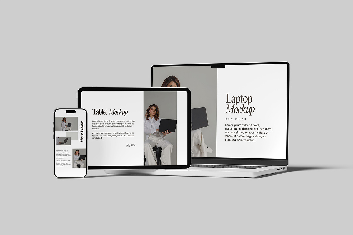 Multi Device Mockup, a Device Mockup by Graphiculon (Photo 4 of 11)