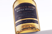 Whiskey-Irish Bottle Mockup, an Advertising Mockup by HexenDesigns (Thumbnail 1 of 12)