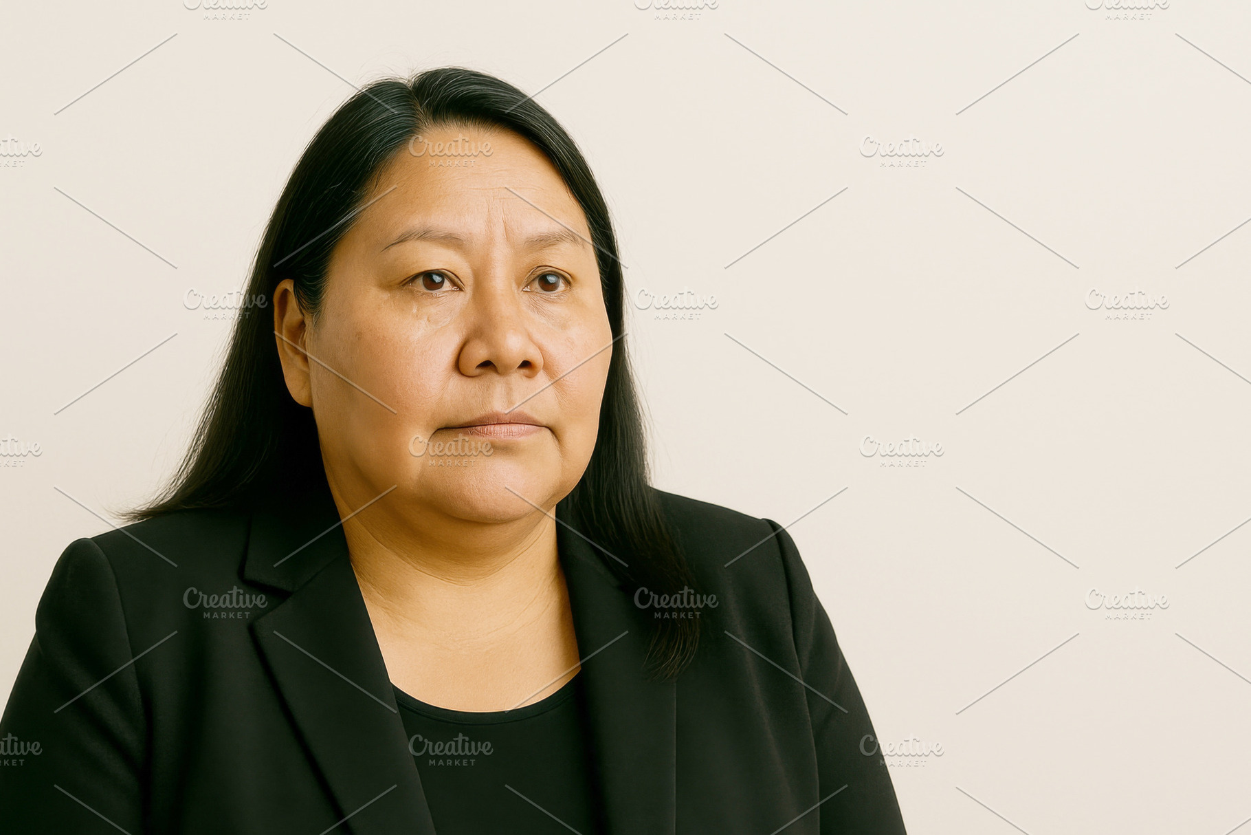 Indigenous woman in black outfit aga, a Photo by Dvoevnore photos