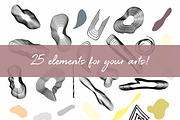 Elegant camo. Abstract pattern pack., a Pattern Graphic by lisa_kalev (Thumbnail 9 of 9)