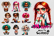 Back to school clipart unhappy, an Object Graphic by JuliaStarArt-FantasyHome (Thumbnail 7 of 12)