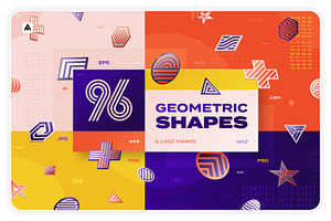 Geometric Shapes & Logo Marks vol.2, a Branding & Logo Template by Samolevsky
