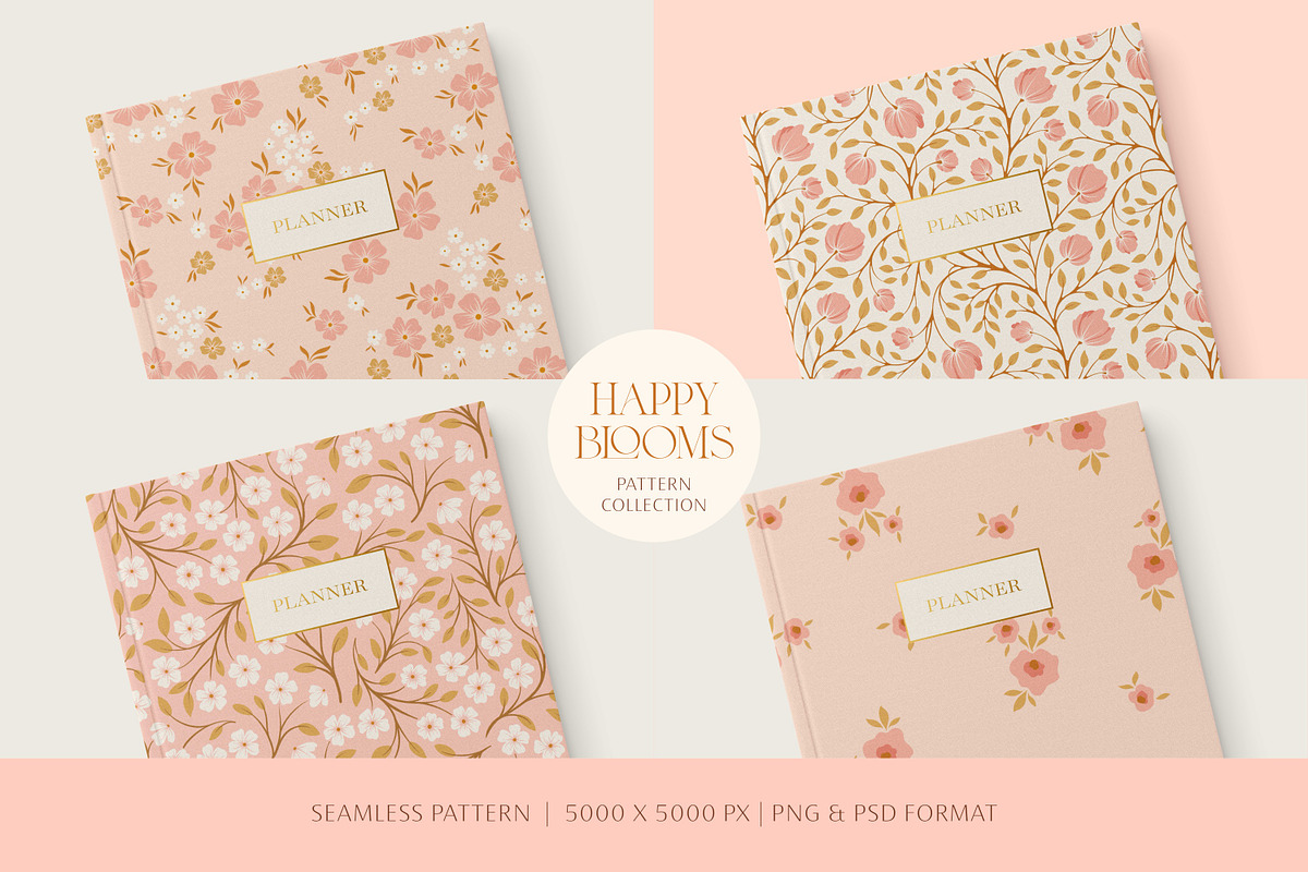 Pink Floral Seamless Surface Pattern, a Pattern Graphic by Eclectic Anthology (Photo 5 of 6)
