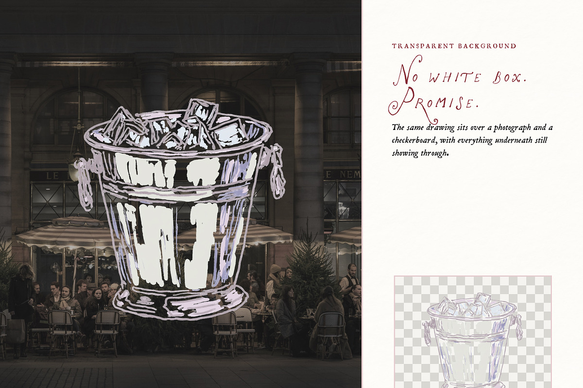 Wedding Cocktail Clipart, Bar Sign, a Food Illustration by The October Creative (Photo 10 of 16)
