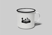 Enamel Mug Mockup, a Cups & Container Mockup by Graphiculon (Thumbnail 2 of 11)