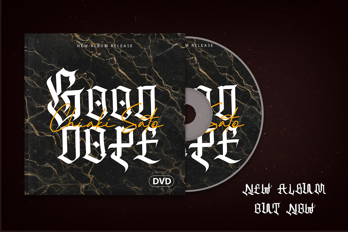 Black Might-Modern Blackletter Font, a Blackletter Font by overlaytemplates (Photo 3 of 5)