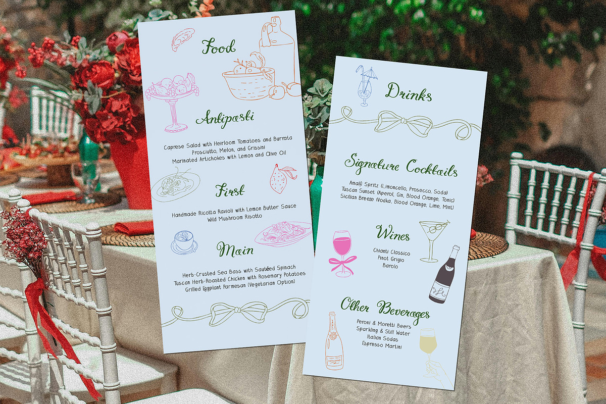 Ciao Bella Whimsical Wedding Doodles, a Graphic by SunnyAfternoons (Photo 12 of 21)