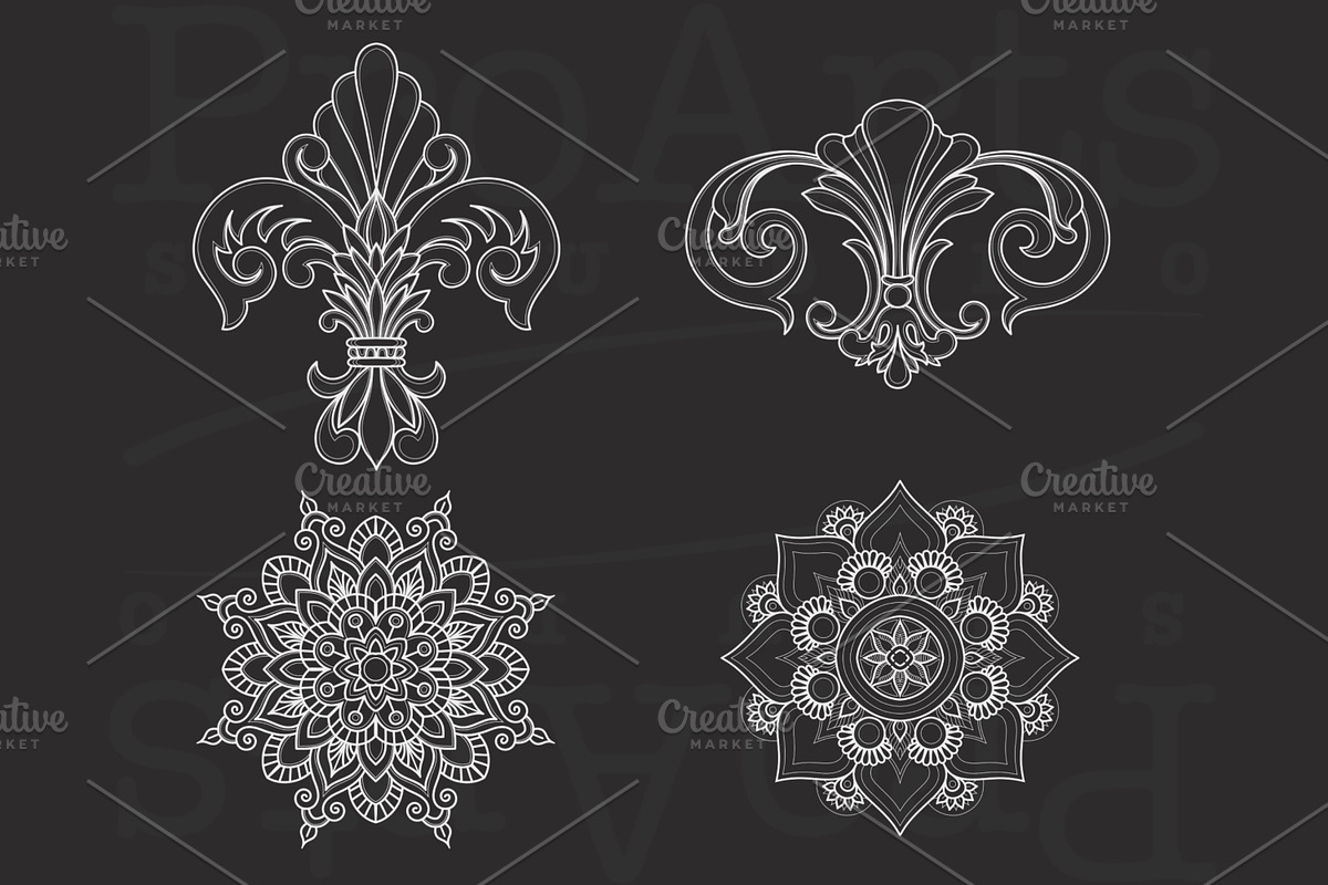 Procreate Brushes Ornate Design Pack, a Brush Add-On by Lucrumplus (Photo 2 of 6)