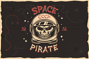 Yo-ho-ho. Vintage layered font, a Font by Fractal fonts & graphics (Thumbnail 4 of 9)