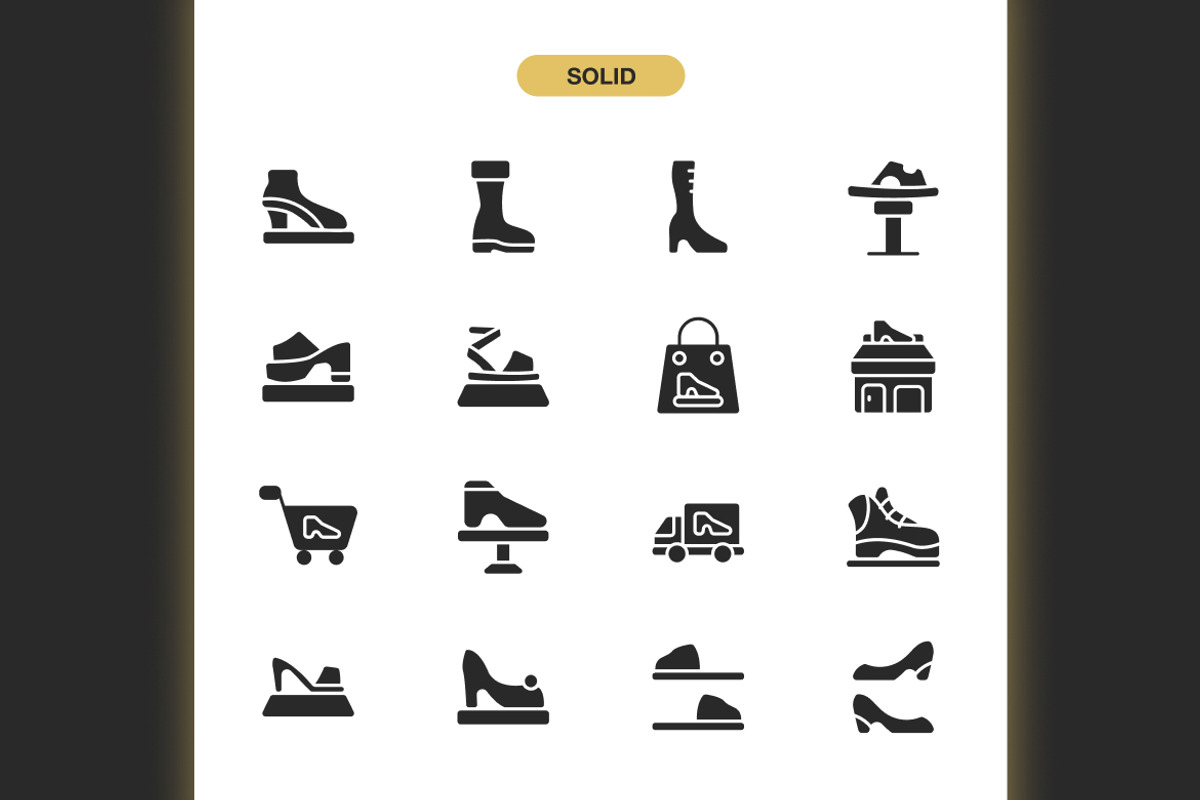 Shoe Shop Icons, an Icon by Spacepixel Creative (Photo 3 of 3)