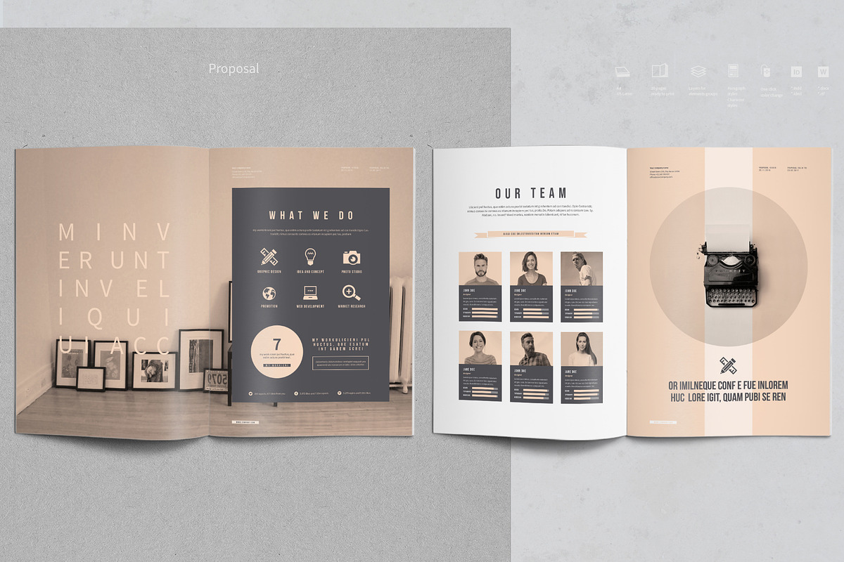 Proposal Vol. 3, a Brochure Template by TypoEdition (Photo 3 of 5)