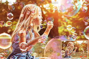 Bubble Photoshop Overlay