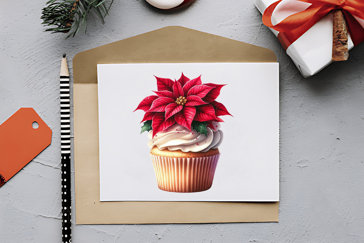 Holiday Cupcakes & Candy Clipart, an Illustration by RobertsArt (Photo 3 of 7)