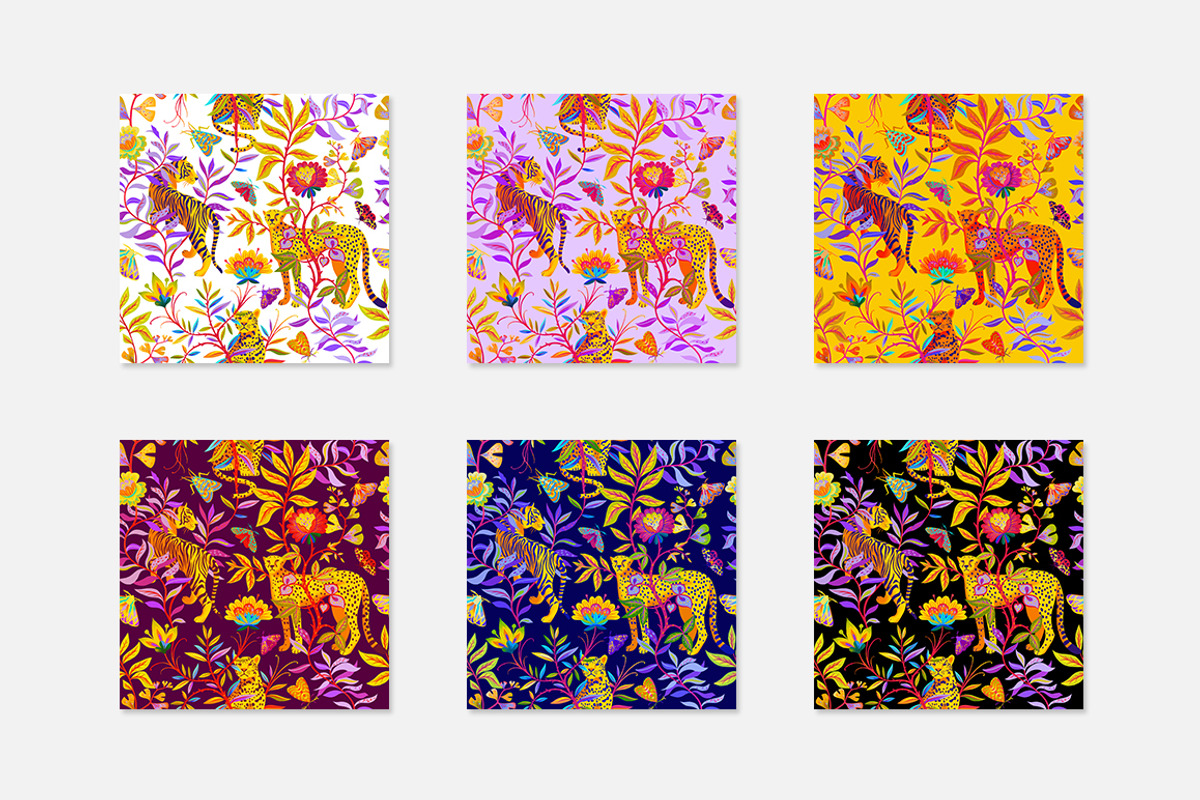 TROPICAL ART, a Pattern Graphic by GALAKAM (Photo 2 of 12)