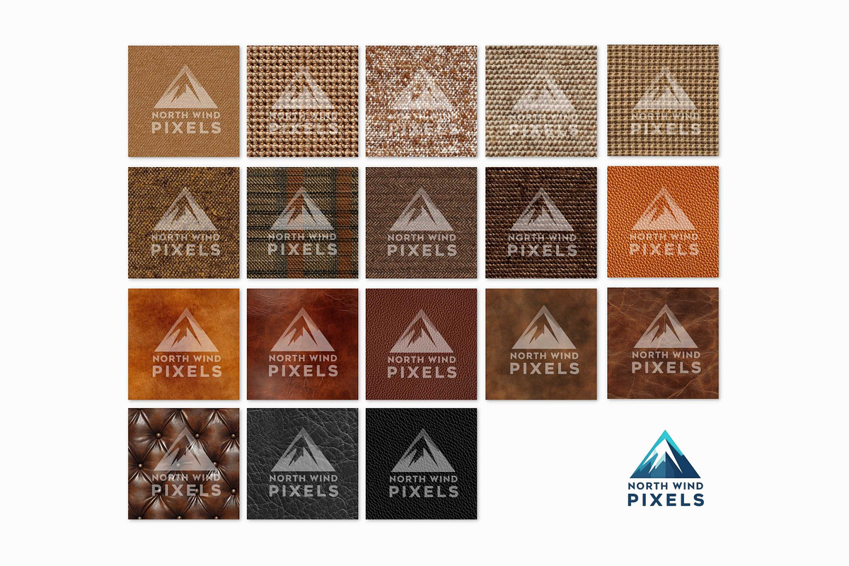 18 Tweed and Leather Digital Papers, a Pattern Graphic by NorthWindPixels (Photo 2 of 4)