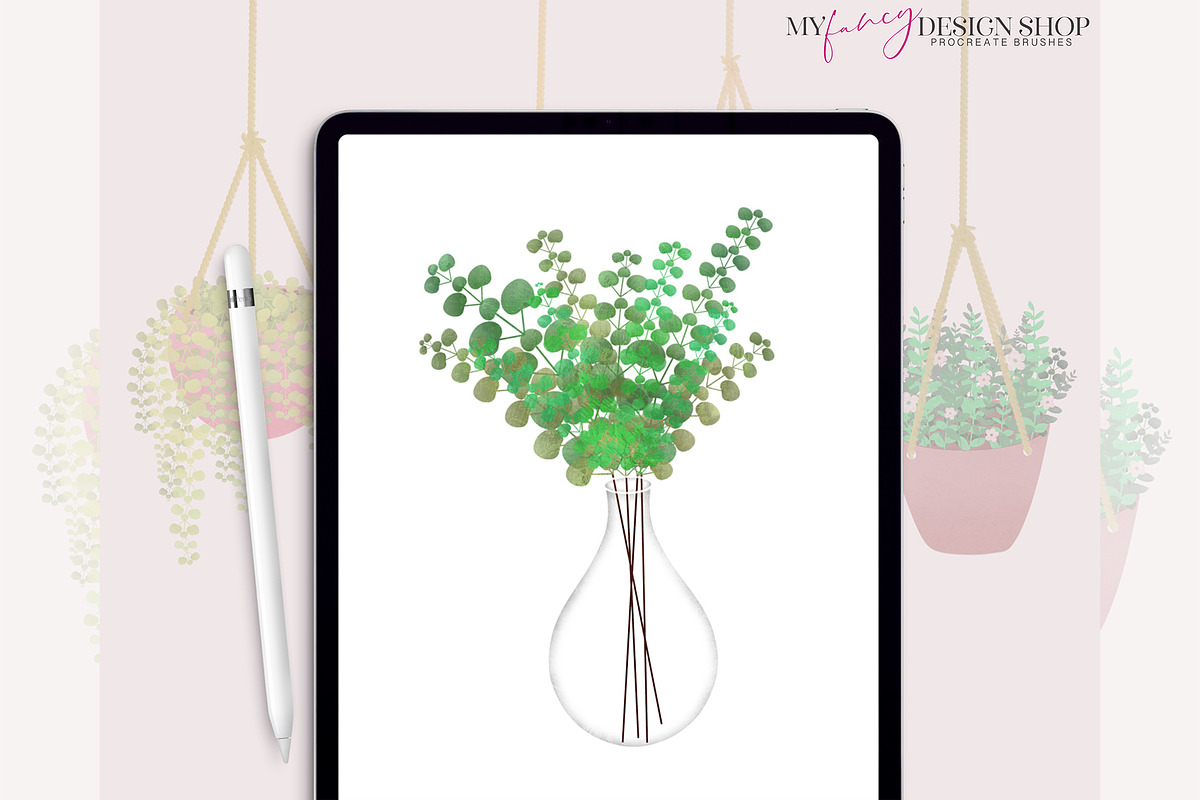 Procreate Spring Floral and Leaf Set, a Brush Add-On by My Fancy Design Shop (Photo 11 of 13)