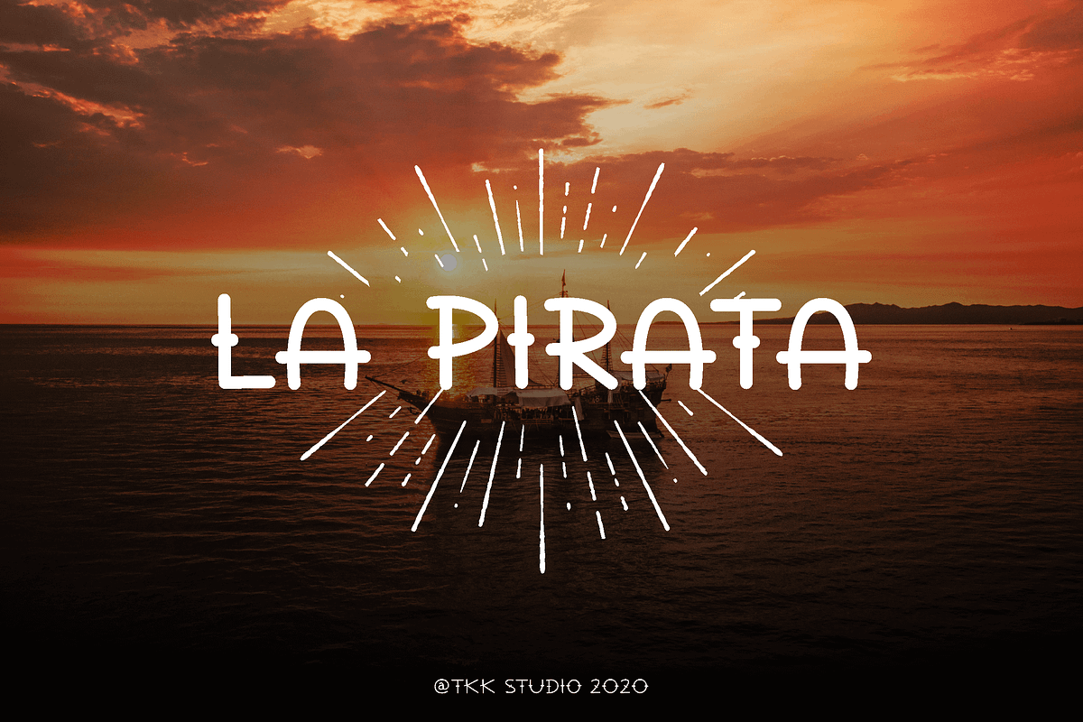 La Pirata - Tattoo Font, a Serif Font by tokokoo (Photo 4 of 11)