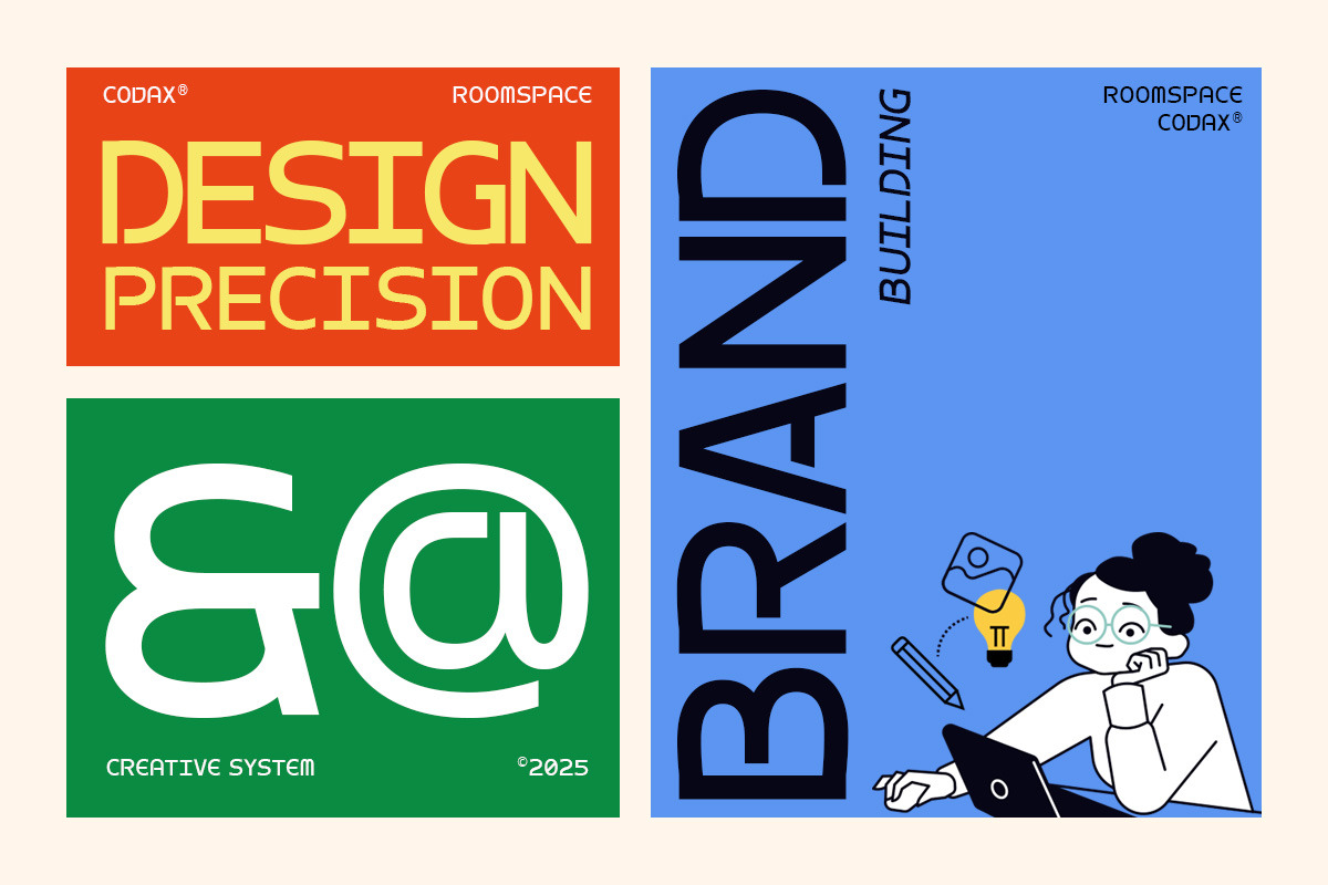 Codax Corporate Minimal Modern Font, a Sans Serif Font by roomspace creative lab (Photo 2 of 10)