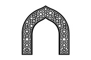 Islamic Arch Window Vector Bundle, an Illustration by yasushie (Thumbnail 32 of 51)