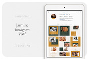 JASMINE Instagram Feed, a Social Media Template by Aprilea (Thumbnail 1 of 7)