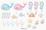 Under the sea 1 watercolor, an Animal Illustration by Estúdio Lin (Thumbnail 2 of 6)