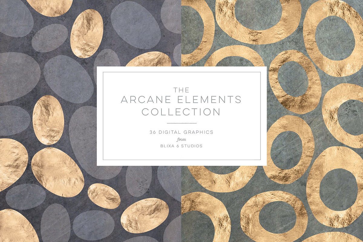 36 Arcane Elements Clipart Pack, a Pattern Graphic by Blixa 6 Studios (Photo 1 of 7)