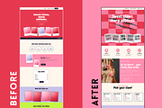 Candy Claw Nail Brand Website Design, a Landing Page Template by thecyella.co (Thumbnail 4 of 5)