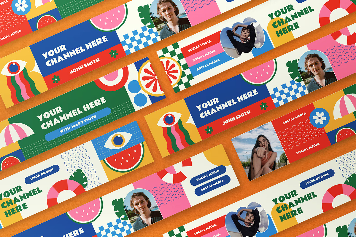 Summer Youtube Cover, a Social Media Template by graphicook (Photo 3 of 3)