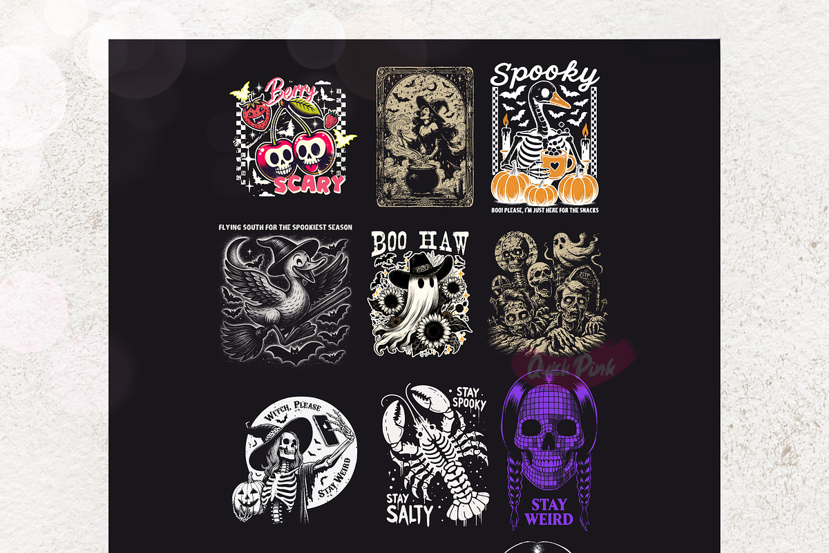 MEGA Halloween Sublimation Bundle, a Graphic by ollalya (Photo 4 of 7)