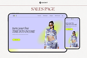 Showit Sales Page Template for Coach, a Websites & App Template by OliaMuseDesign (Thumbnail 1 of 6)